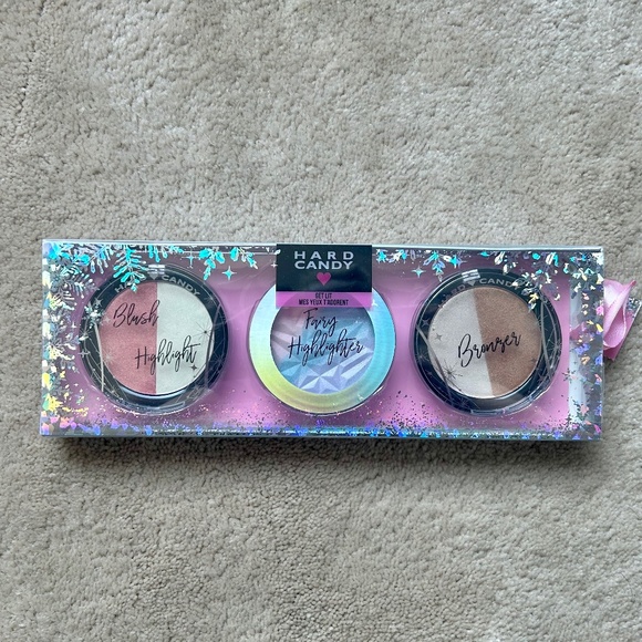 NWT Hard Candy “Get Lit” 3 Piece Collection of Bronzer, Blush and Highlighters - Picture 1 of 4
